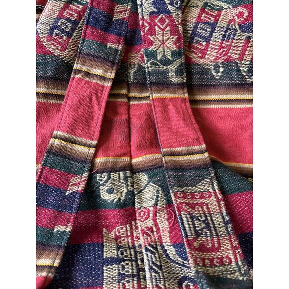 Peruvian Manta Boho Backpack Colorful Tribal Aztec Southwest Llama Hippie Ethno - Picture 4 of 9
